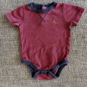 5/$25 👶 GAP Baby Red & Blue One-Piece Onesie
